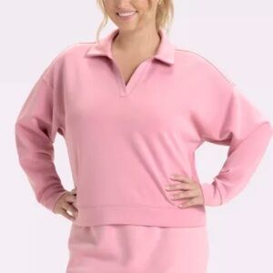 All In Motion Women's Airy Sleek Polo Sweatshirt
